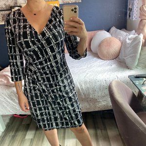 AA Studio Black and White Dress Size 8